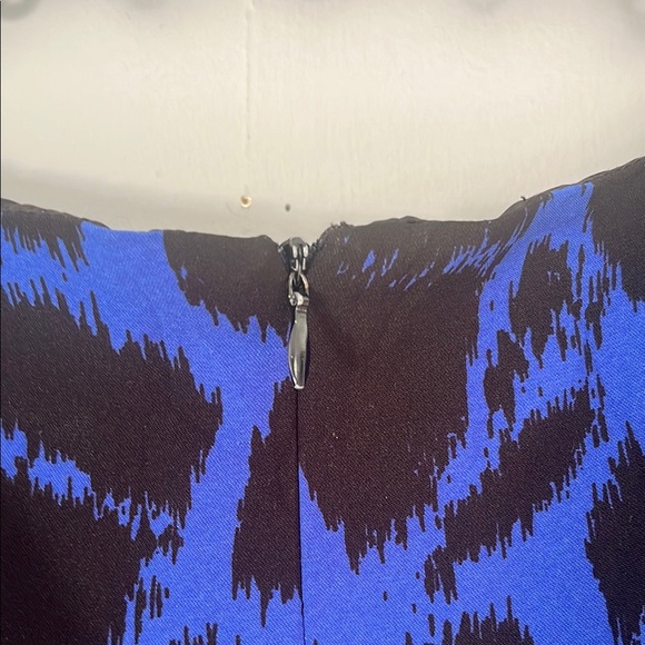 Calvin Klein Black and Blue Sleeveless Sheath Dress - Picture 5 of 5